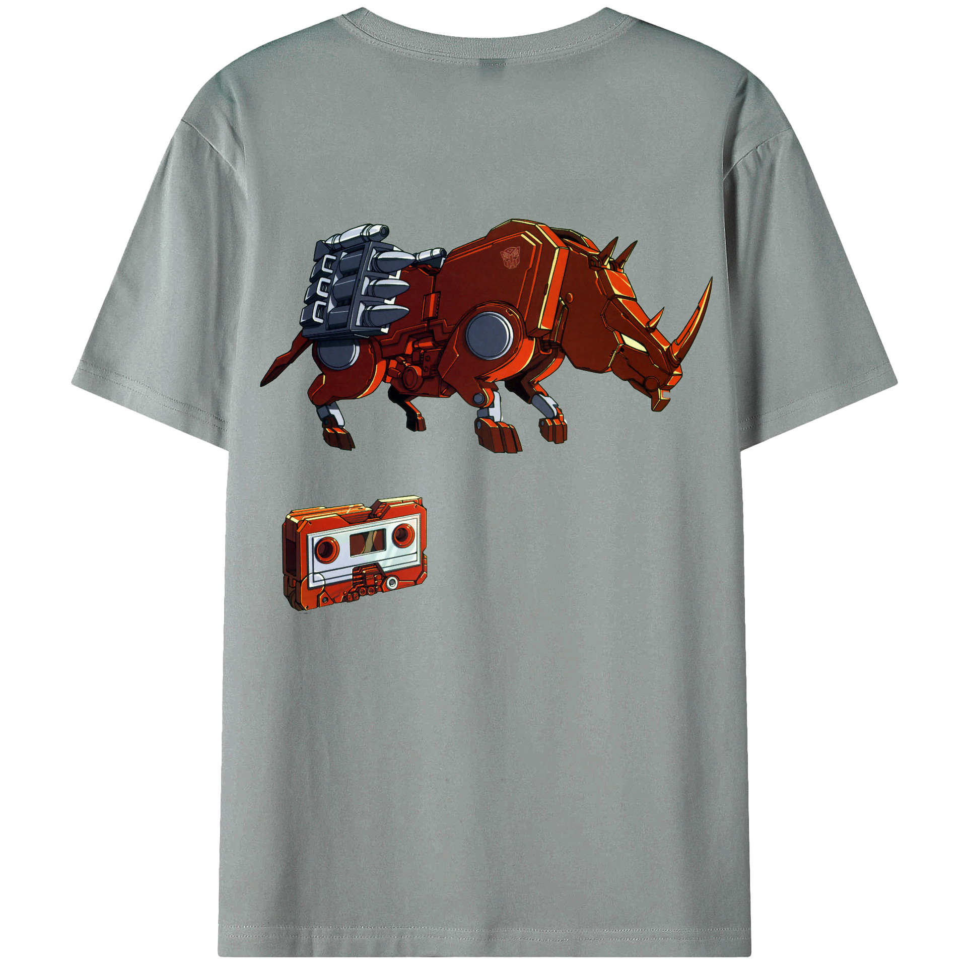 （画像用）  綿100％ メンズ半袖Tシャツ（バックプリント） 通気性